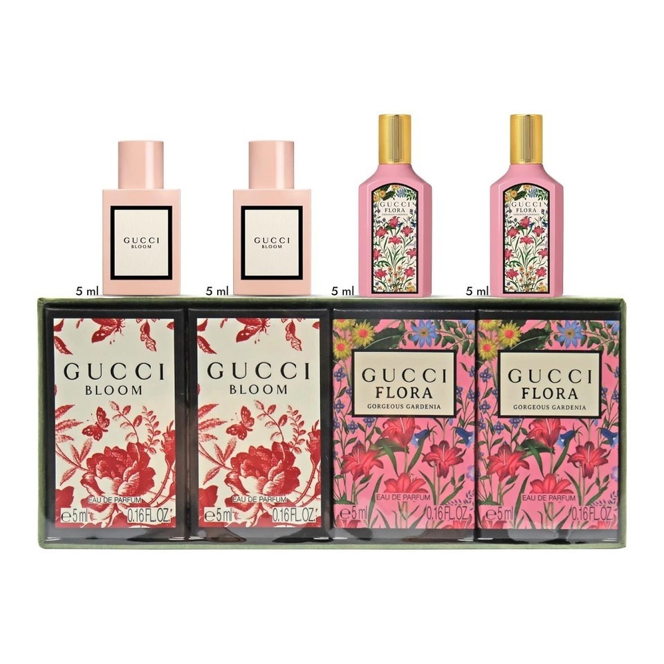 Gucci Bloom and Flora EDP Miniature Gift Set, 10ml/0.16 fl. oz.