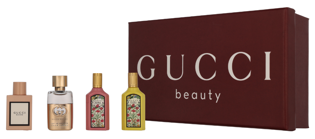 Gucci Miniature Gift Set 5ml/0.16 fl. oz. Bloom, Guilty, Flora Fragrances