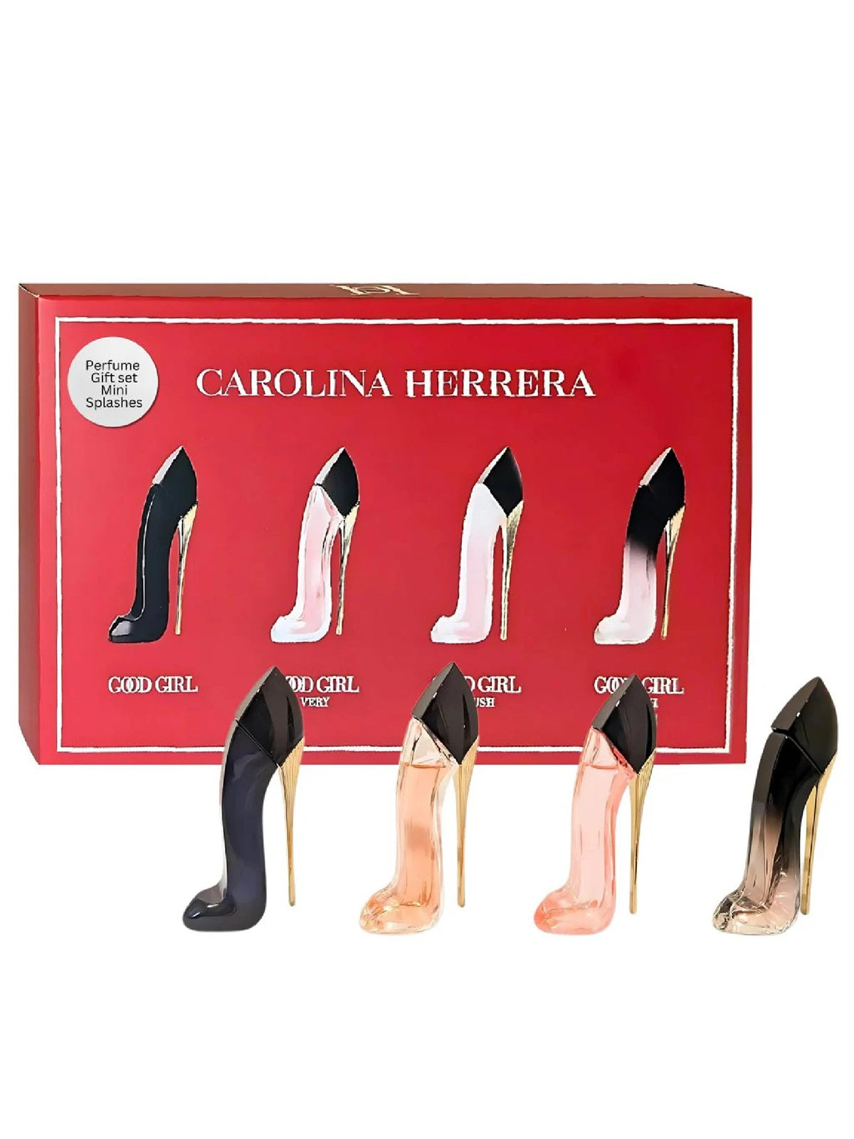 Carolina Herrera Good Girl Miniature Gift Set, 7ml/.04 fl. oz., 4 Pieces
