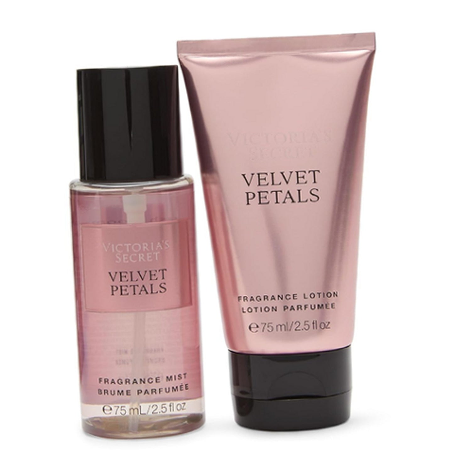 Victoria's Secret Velvet Petals Fragrance Mist and Lotion Gift Box 75ml/2.5 fl. oz. each
