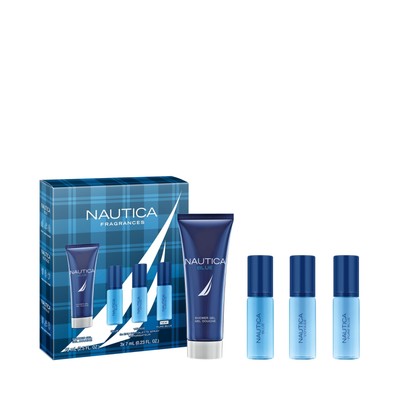 Nautica Blue Voyage Pure 4 Piece Gift Set Men's Fragrance