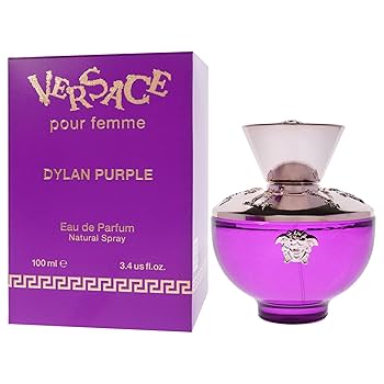 Versace Dylan Purple Eau De Parfum, 100ml 3.4 Oz Spray