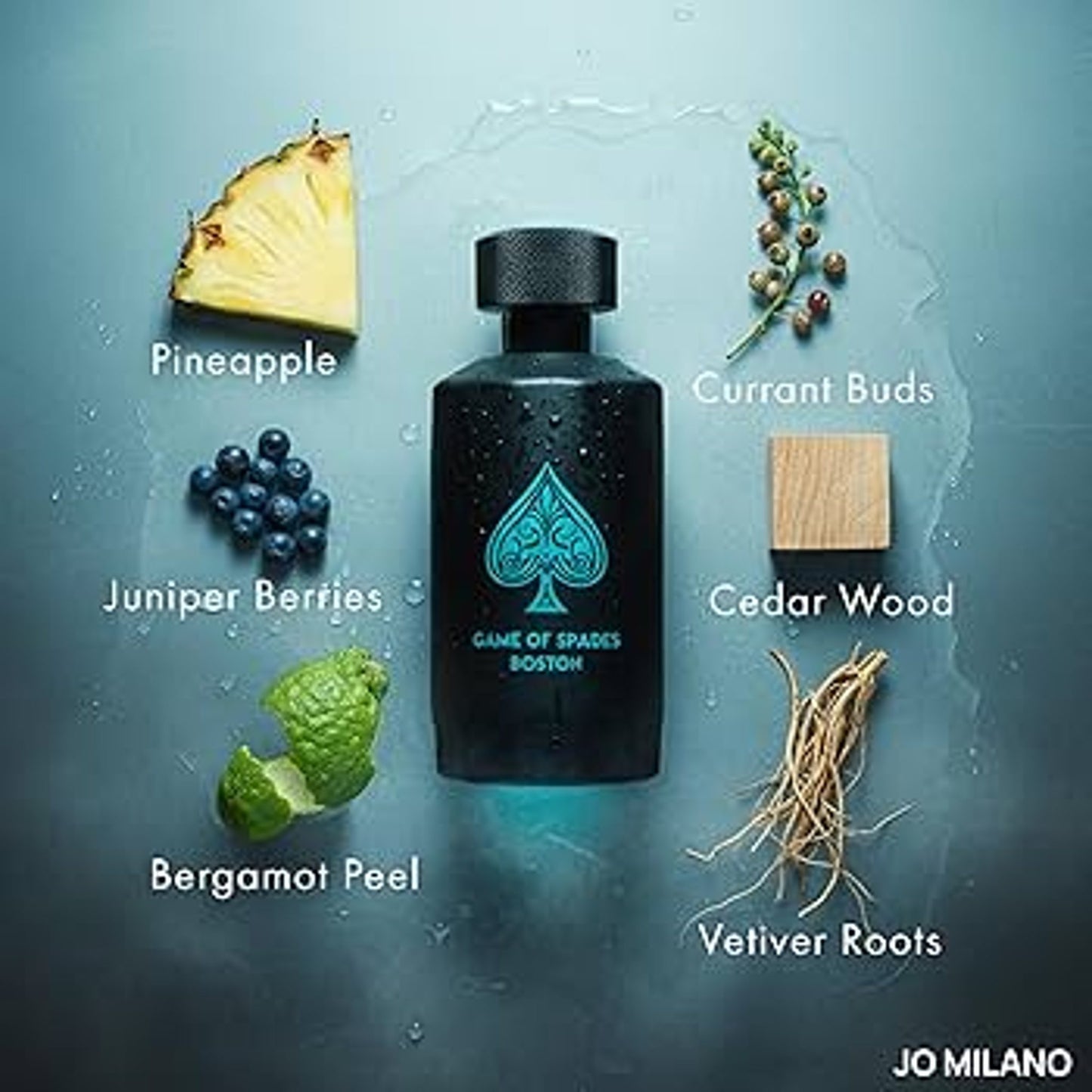 Jo Milano Game of Spades Boston Parfum, 3.34 Oz, 100ml