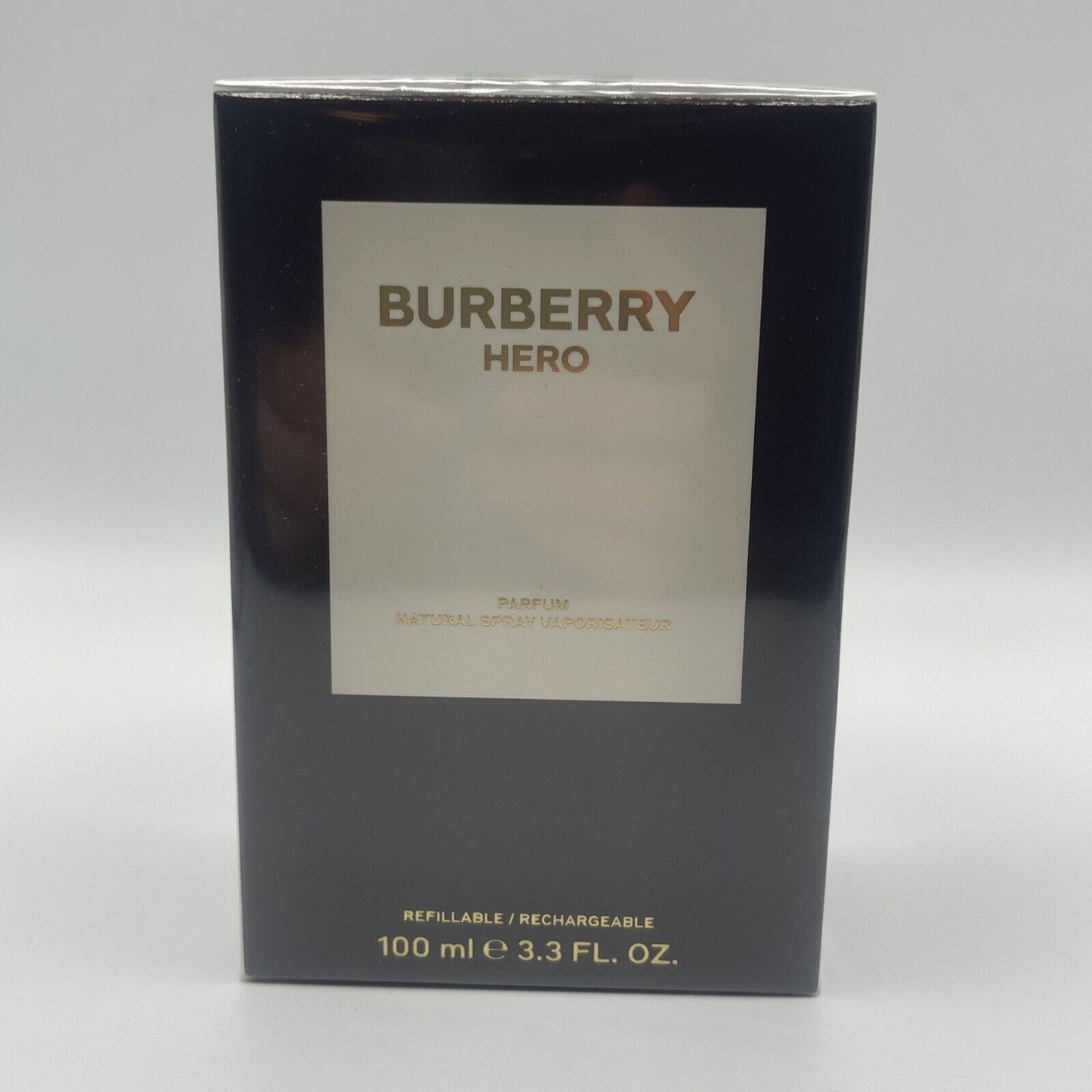 Burberry Hero Parfum Refillable Spray 3.3 oz/100ml for Men