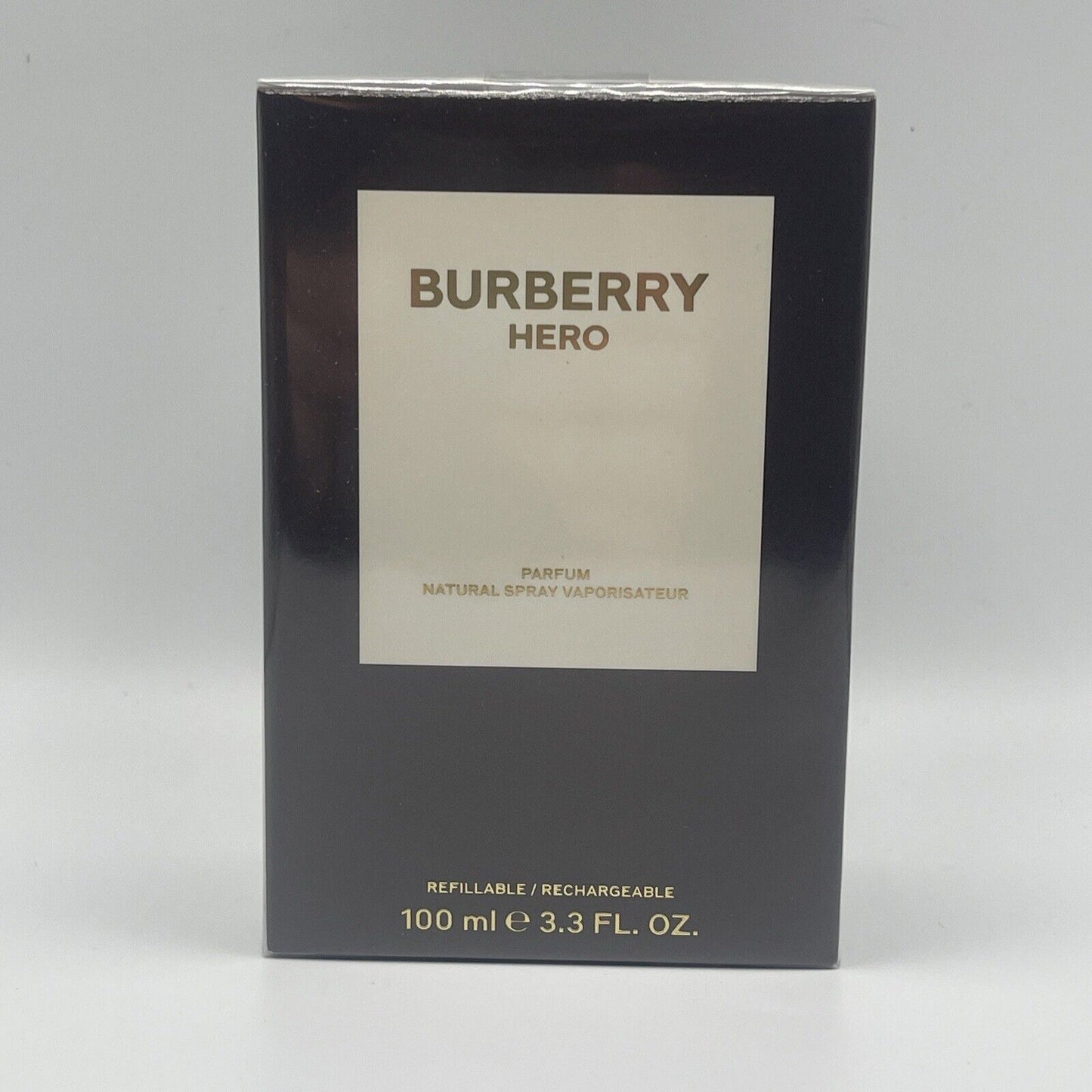 Burberry Hero Parfum Refillable Spray 3.3 oz/100ml for Men