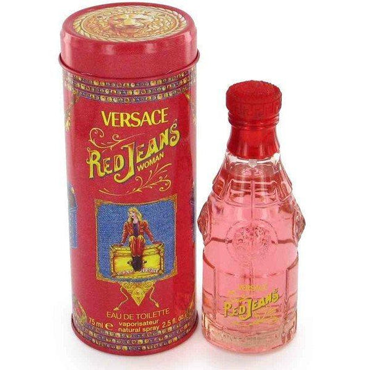 Versace Red Jeans Women Eau De Toilette Spray 2.5 Oz 75 mL