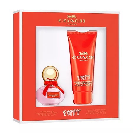 Coach Poppy Eau de Parfum Spray, 30ml,1 oz & Body Lotion 3.4 oz