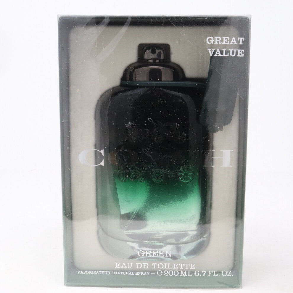 Coach Green EDT Spray 6.7 Oz/200 ml for Men