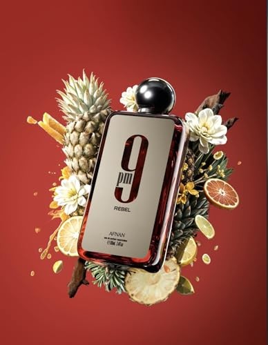 Afnan 9 Pm Rebel Eau de Parfum Spray 3.4 oz/100ml Pack of 1
