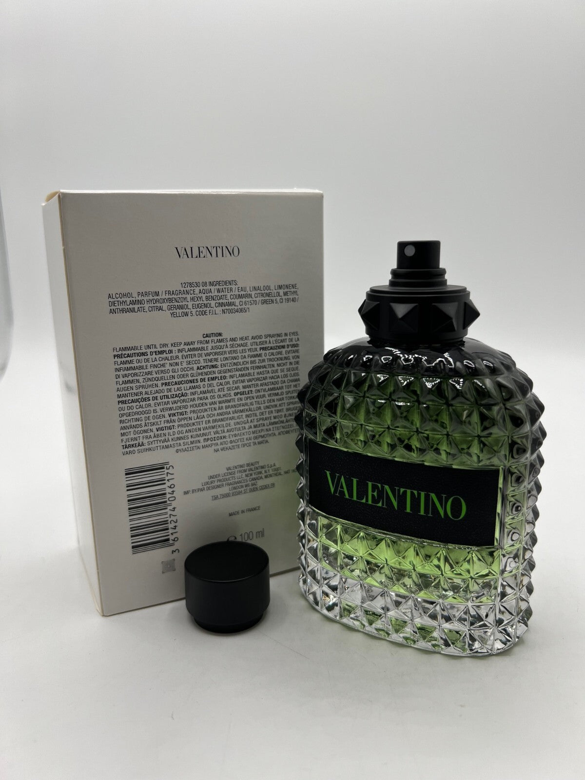 Valentino Uomo Born In Roma Green Stravaganza EDT 3.4 OZ/100ml Tester