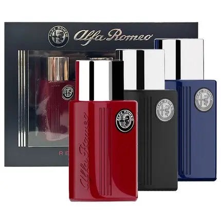 Alfa Romeo Gift Set Perfume for Men 40ml Blue Black Red