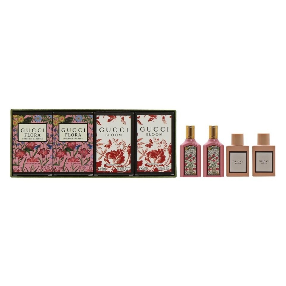 Gucci Bloom and Flora EDP Miniature Gift Set, 10ml/0.16 fl. oz.