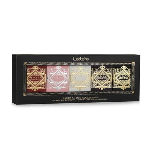 Lattafa Badee Al Oud Eau De Parfum Gift Set, 0.85 Fl Oz