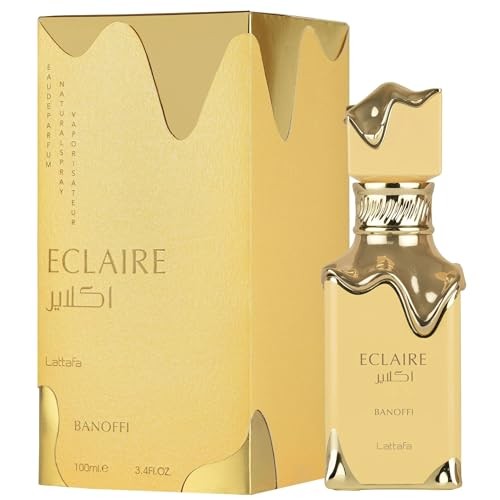 Lattafa Éclaire Banoffi 3.4 Fl Oz Eau De Parfum, Pack of 1