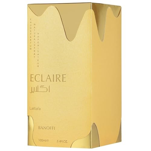 Lattafa Éclaire Banoffi 3.4 Fl Oz Eau De Parfum, Pack of 1