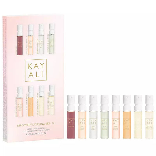 KAYALI Discovery Layering Mini Perfume Sampler Set One Size. 1.5ml/0.05 fl. oz. each