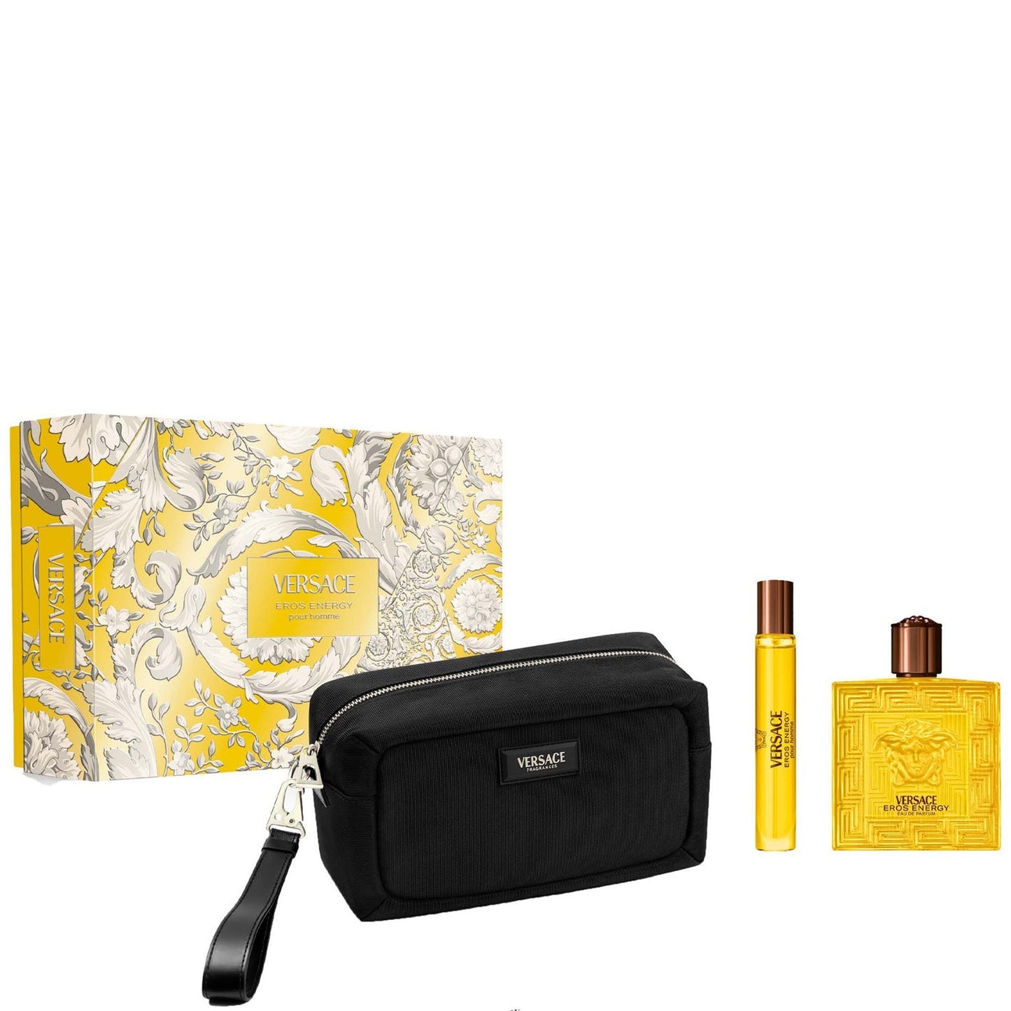 Versace Eros Energy Pour Homme 100ml/3.4 fl.oz.& 10ml/0.3 fl. oz Eau De Parfum Spray