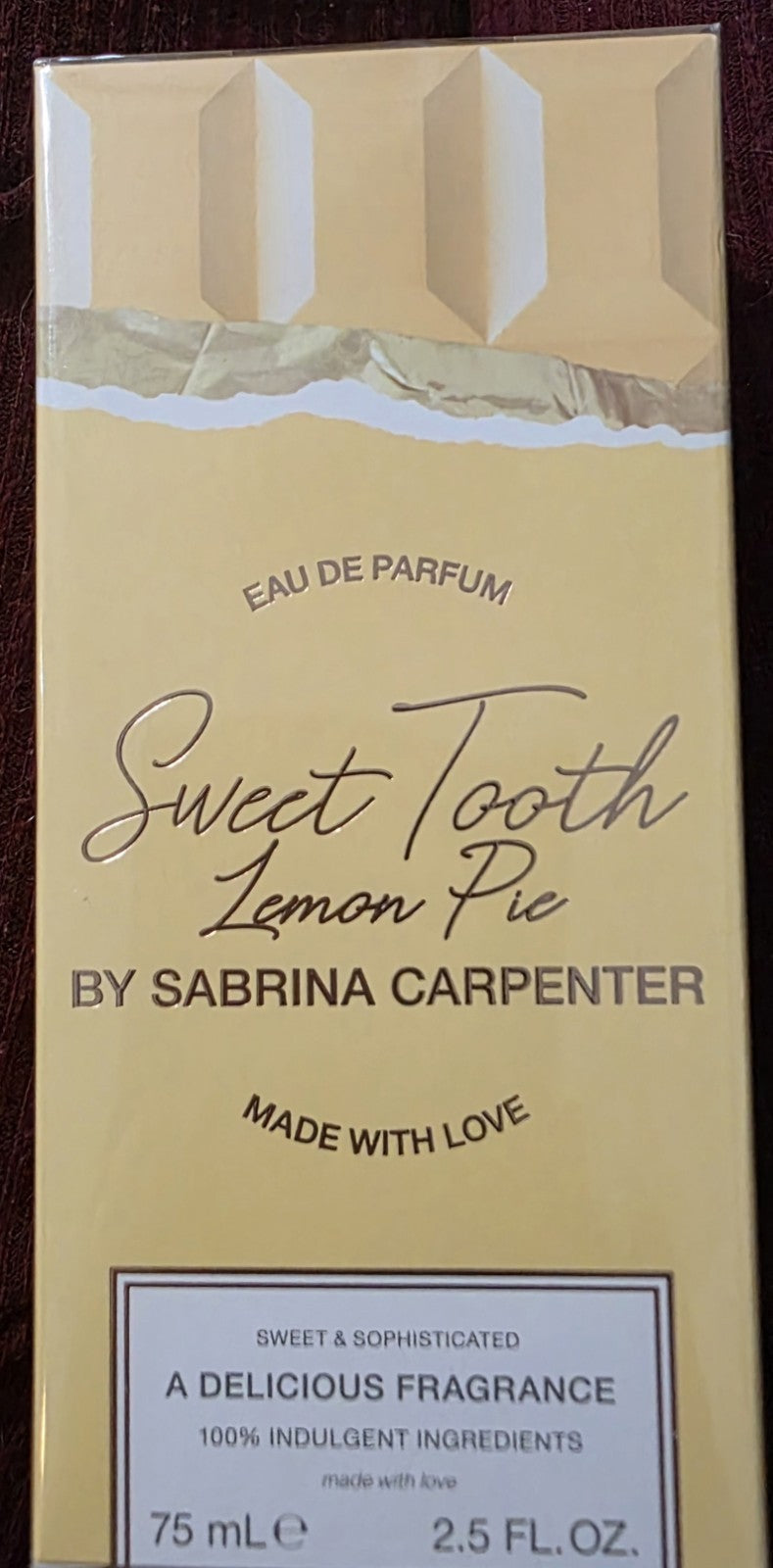 Sabrina Carpenter Lemon Pie Eau De Parfum 75ml/2.5 fl. oz. Spray