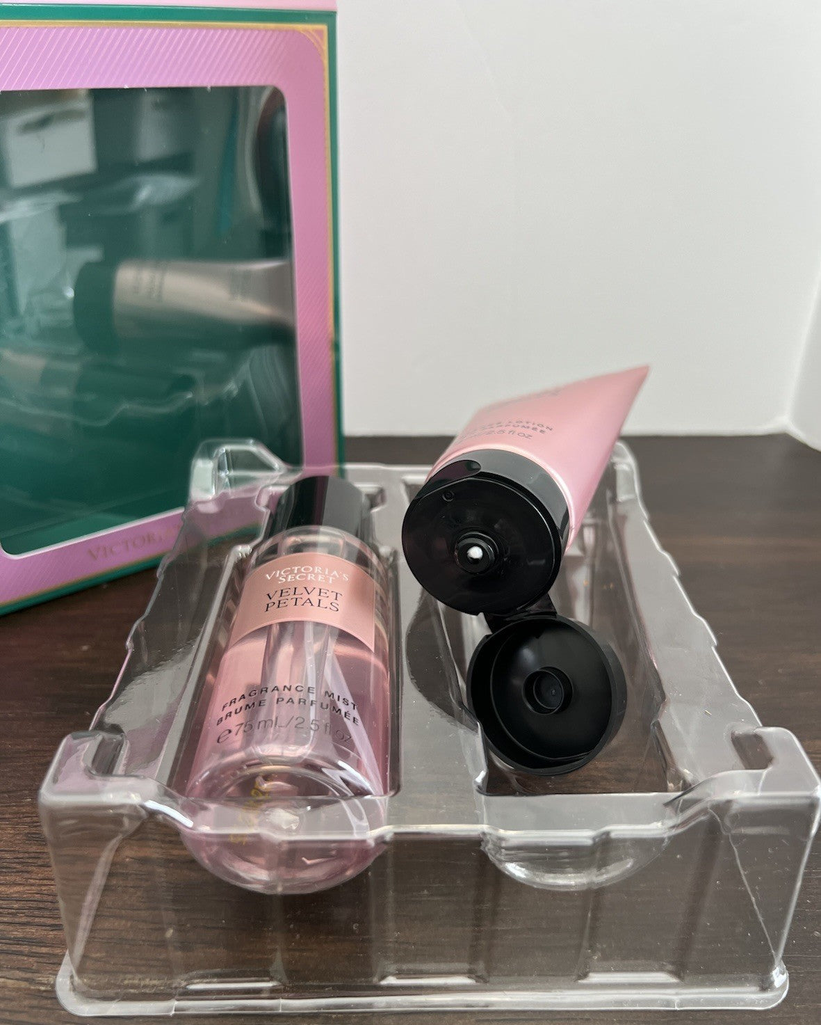 Victoria's Secret Velvet Petals Fragrance Mist and Lotion Gift Box 75ml/2.5 fl. oz. each