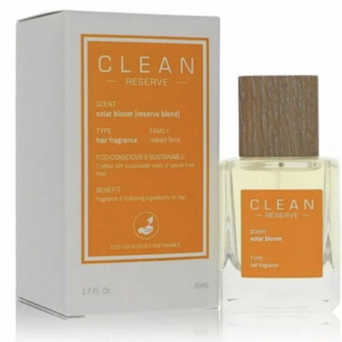 Clean Reserve Solar Bloom Hair Fragrance Spray 1.7 Oz/50ml