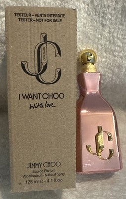 Jimmy Choo I Want Choo With Love Eau de Parfum 4.1 oz, 125ml Tester