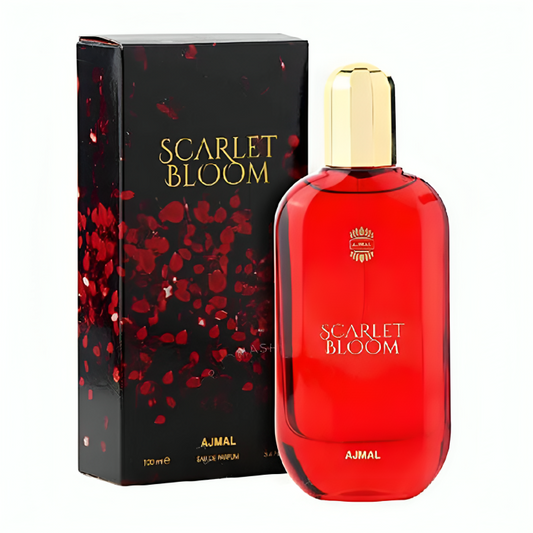 Ajmal Scarlet Bloom Eau de Parfum Spray 3.4 oz/100ml for Women