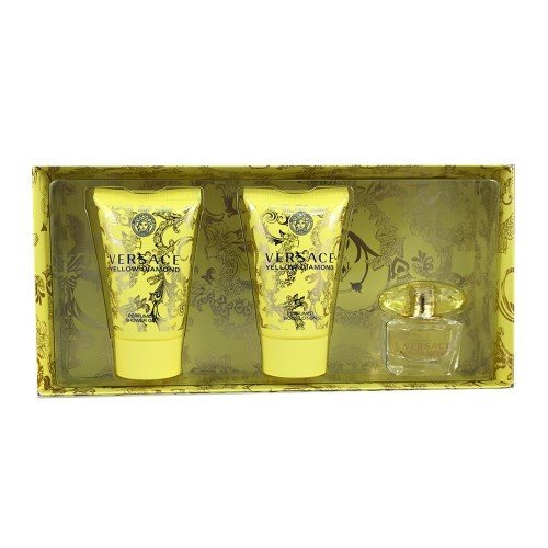 Versace Yellow Diamond 3pc Set: Shower Gel, EDT, Lotion