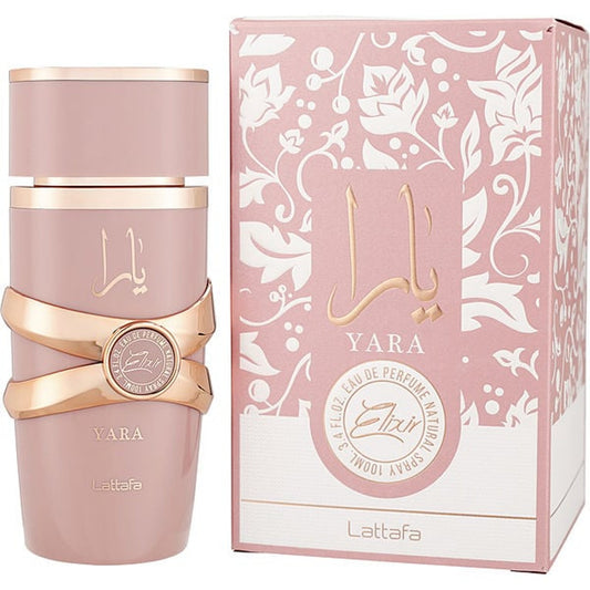Lattafa Yara Elixir Eau de Parfum Spray 100 ml/3.4 fl. oz. Pack of 1