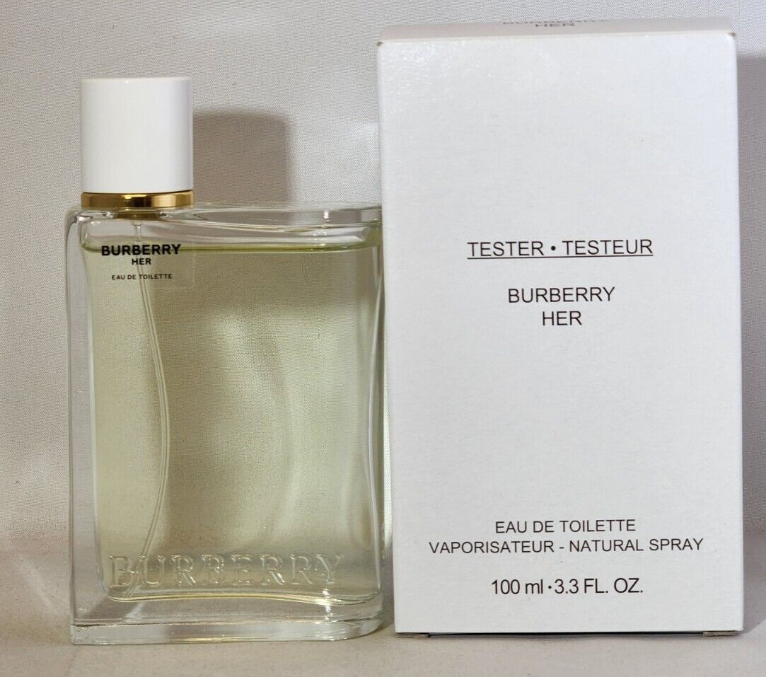 Burberry Her Eau de Toilette Spray 100ml 3.3 Oz, Tester