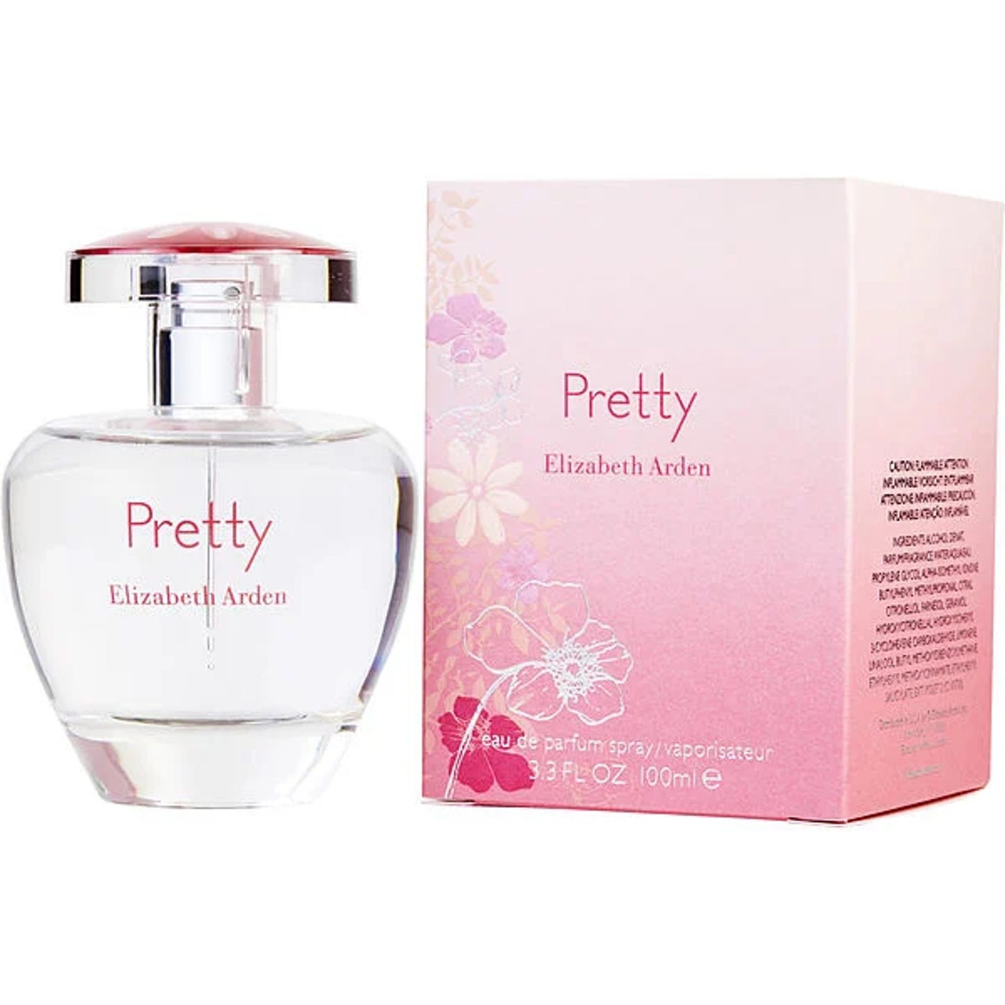 Pretty Elizabeth Arden Eau De Parfum for Women, 3.3 Oz/100ml