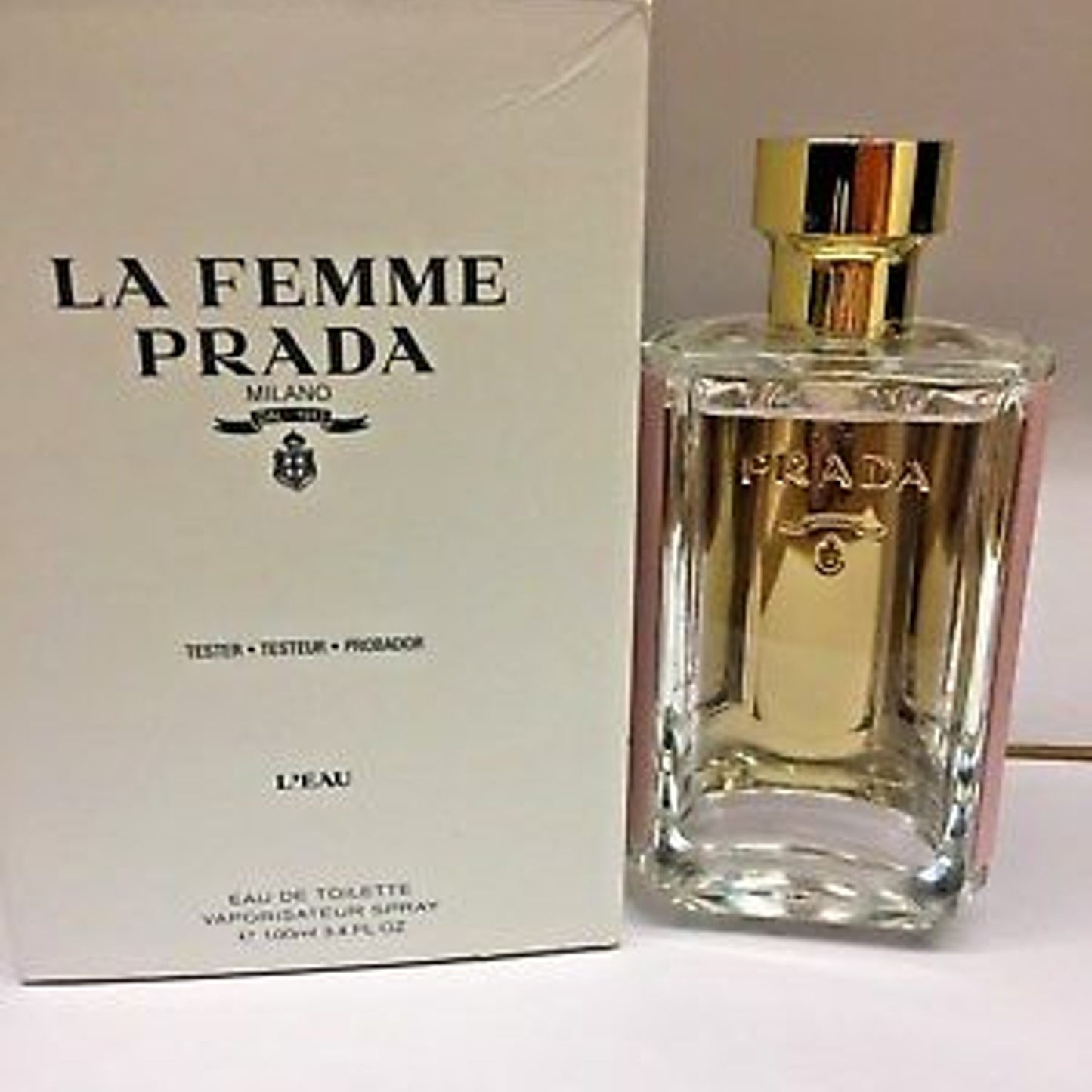 Prada La Femme L'eau EDT Spray 100 ml/3.4 fl. oz. Tester for Women