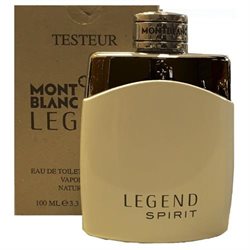 Mont Blanc Legend Spirit 3.3 Oz Eau De Toilette Tester
