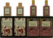 Gucci Variety Mini Perfume Set, Bloom & Gardenia, Pack of 4