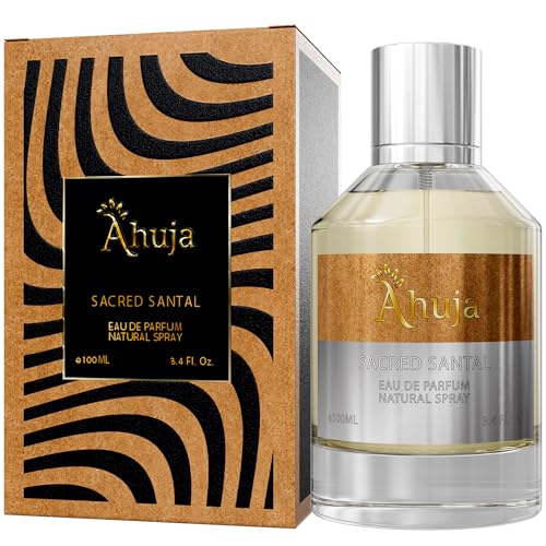 AHUJA Sacred Santal Eau De Parfum 3.4 Fl Oz, 100ml