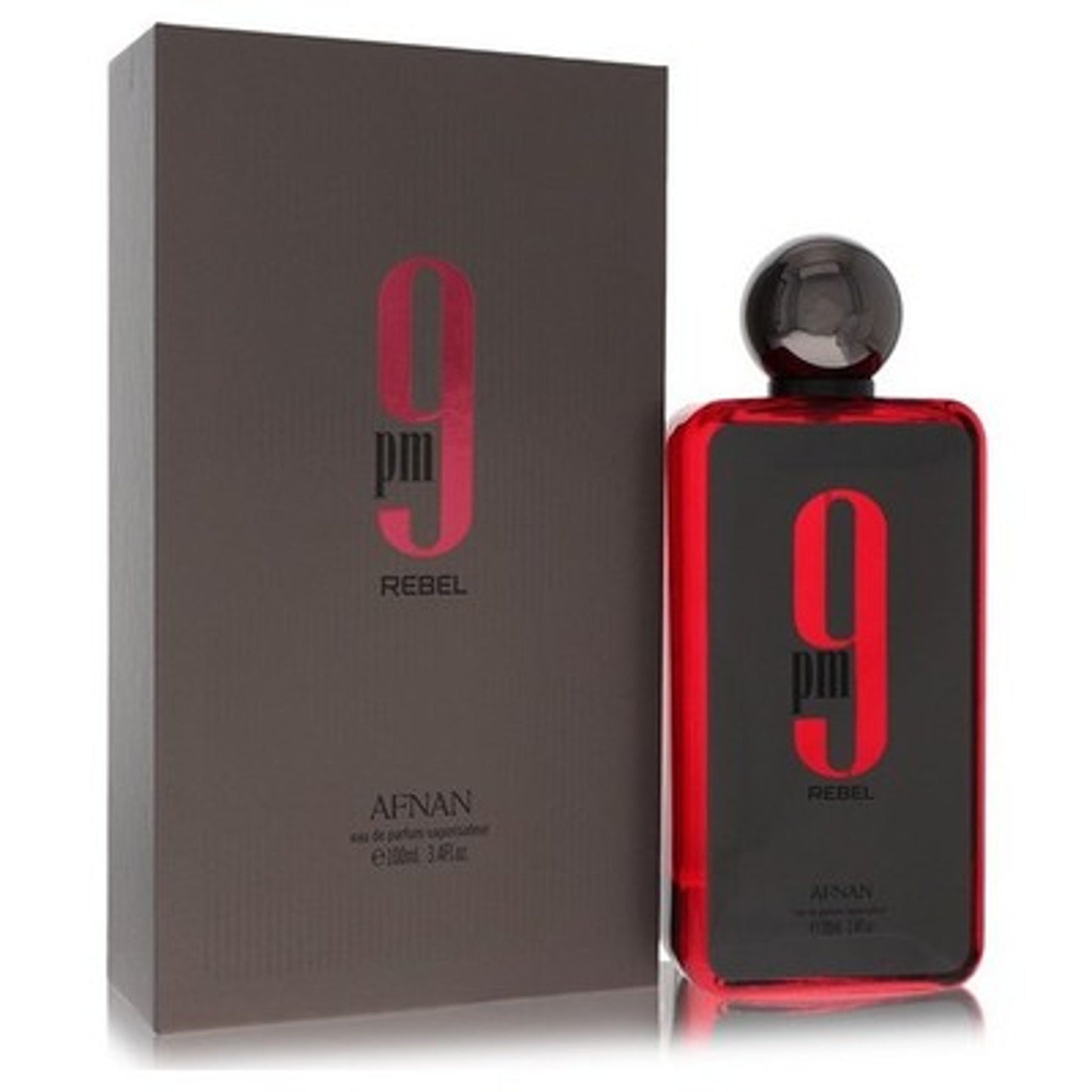 Afnan 9 Pm Rebel Eau de Parfum Spray 3.4 oz/100ml Pack of 1