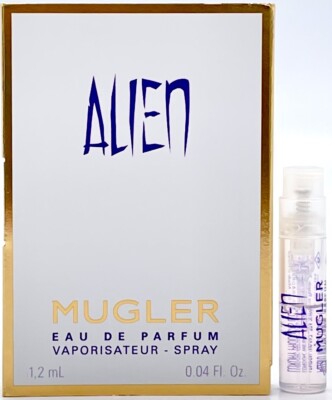 Alien by Thierry Mugler EAU DE PARFUM SPRAY VIAL on CARD for WOMEN (SAMPLE BUNDLE 12) 1.2ml