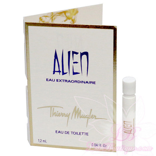 Alien by Thierry Mugler EAU DE PARFUM SPRAY VIAL on CARD for WOMEN (SAMPLE BUNDLE 12) 1.2ml