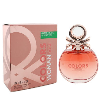 Benetton Rose Intenso Eau De Parfum 80ml Spray