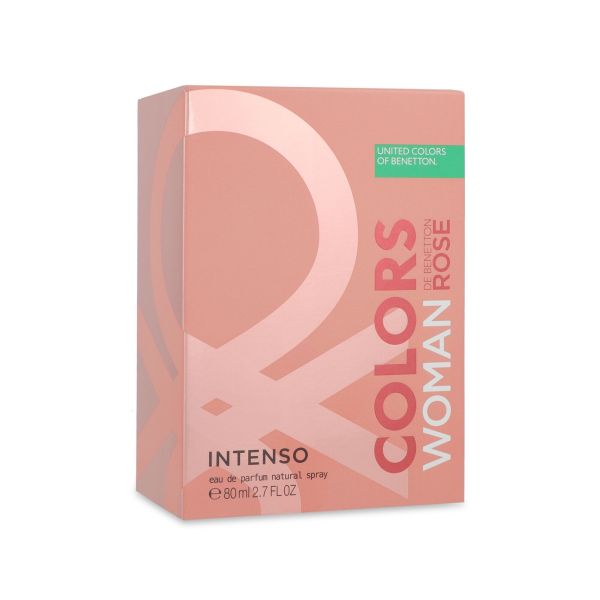 Benetton Rose Intenso Eau De Parfum 80ml Spray