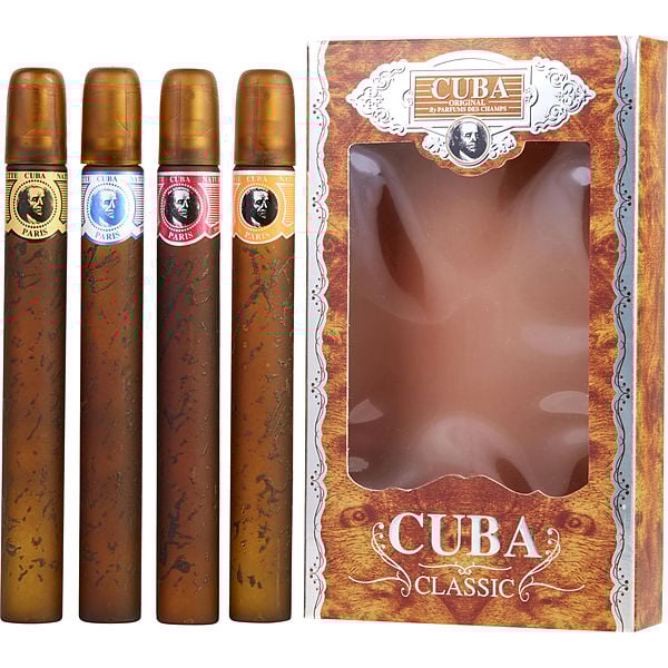 Cuba Variety Men's EDT Spray Variety Pack, 1.17 Oz Each