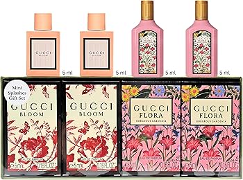 Gucci Variety Mini Perfume Set, Bloom & Gardenia, Pack of 4