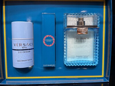 Versace Man Eau Fraiche EDT Mini Set 3pc for Men