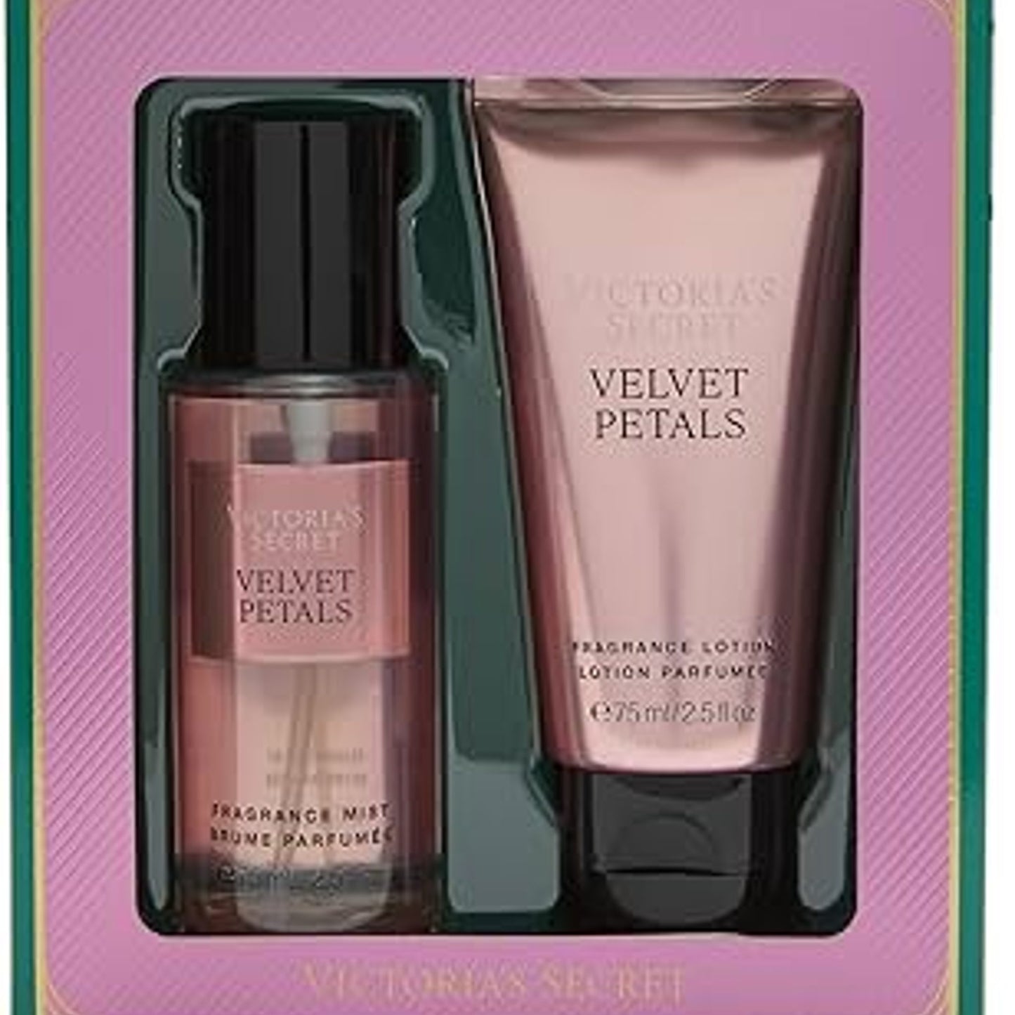 Victoria's Secret Velvet Petals Fragrance Mist and Lotion Gift Box 75ml/2.5 fl. oz. each
