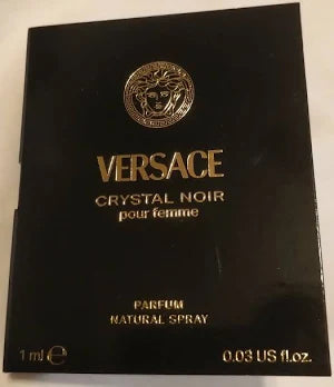 Versace Crystal Noir Parfum vials 1ml (SAMPLE BUNDLE 12)